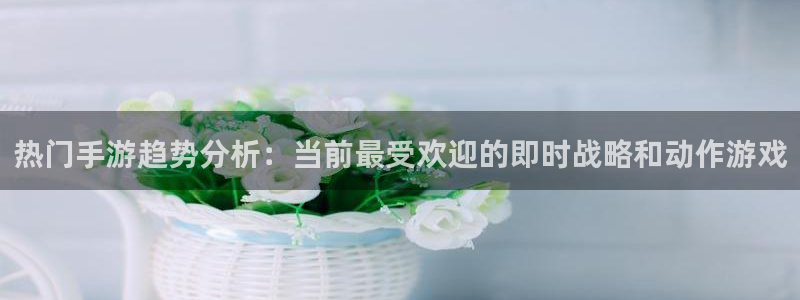 多彩娱乐游戏：热门手游趋势分析：当前最受欢迎的即时战略和动作